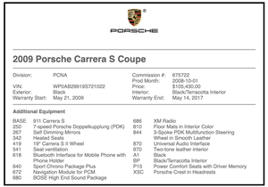 2009 Porsche 997.2 Carrera S Coupe