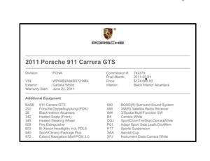 2011 Porsche Carrera GTS
