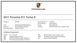  34K-Mile 2011 Porsche 997.2 Turbo S EVT725