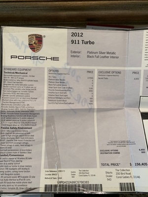 13K-Mile 2012 Porsche 997.2 Turbo Aerokit