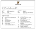 3K-Mile 2016 Porsche Cayman GT4 6-Speed