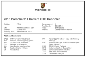 2016 Porsche 991 Carrera 4 GTS Cabriolet