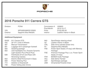  11K-Mile 2016 Porsche 991 Carrera GTS Coupe 7-Speed