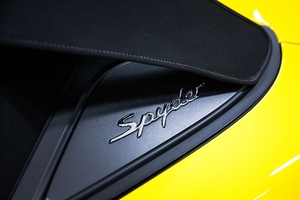  2016 Porsche 981 Boxster Spyder 6-Speed