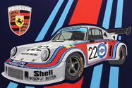 "1974 Porsche 911 Carrera RSR Turbo 2.1" Painting and Drawing by Clive Botha - The Cartist
