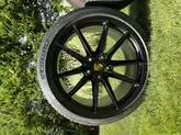 8.5" x 20" & 11" x 21" OEM 992 Carrera S Wheels with Michelin Pilot Tires
