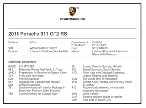  2018 Porsche 991 GT2 RS PTS Vesuvio Metallic