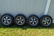 6" x 15" Porsche Fuchs Wheels with Pirelli Tires