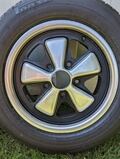6" x 15" Porsche Fuchs Wheels with Pirelli Tires