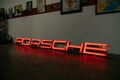  Authentic Illuminated 1970 Porsche Dealership Sign