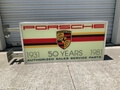  Illuminated Porsche 50 Year Anniversary Double-sided Sign (42" x 20")