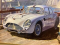 DT: Original "Aston in Balboa" Painting by Bill Motta