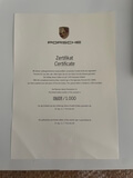 DT: Limited Production Authentic Porsche 911 Enamel Sign (24" x 16")