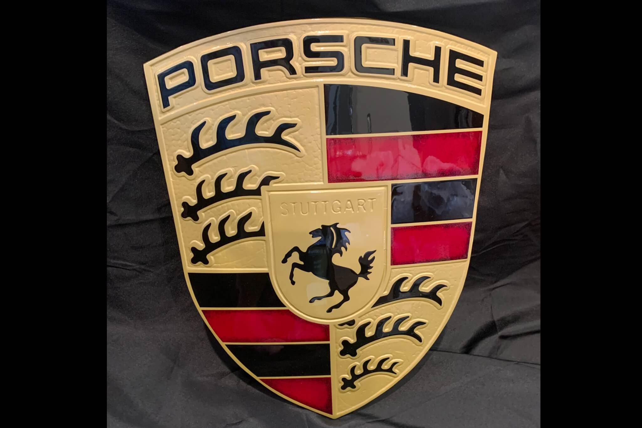 DT: Authentic Porsche Dealership Crest (23" x 17")