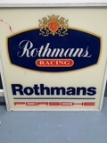 DT: Authentic Double-sided Rothmans Racing Illuminated Sign (43” x 28" x 5”)