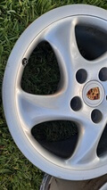 No Reserve 18" Porsche Turbo I Hollow-Spoke wheels