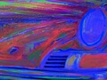  "Neon Scream 911" Painting by Michael Ledwitz
