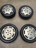  6" x 16" Porsche Gullideckel Wheels with Continental Tires