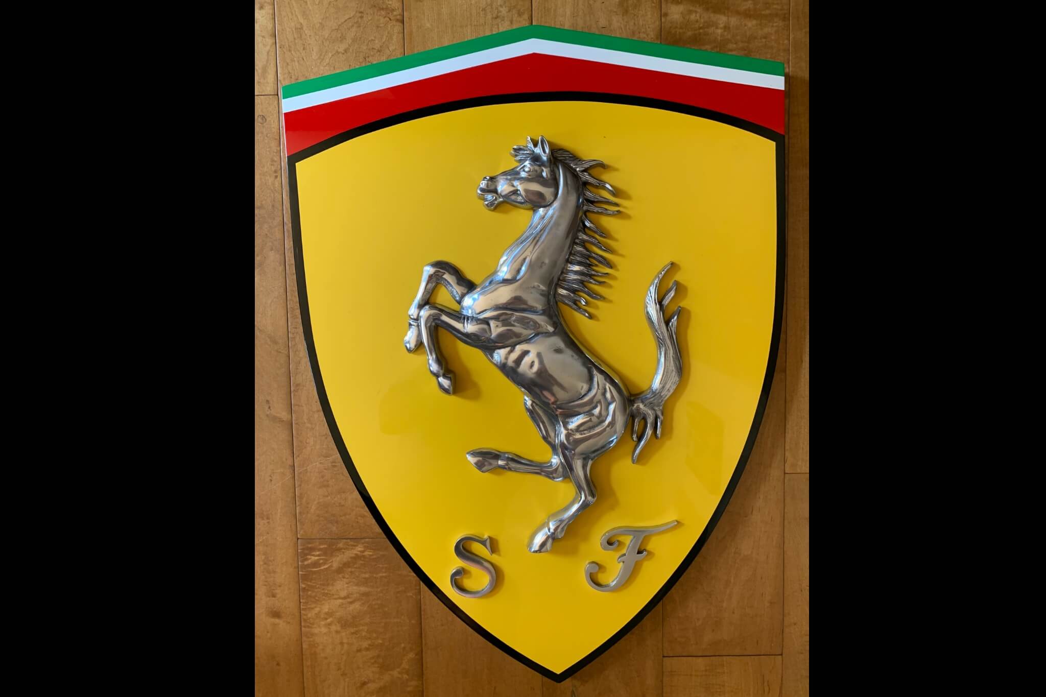 DT: Authentic Ferrari Dealership Shield (24" x 18")