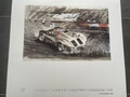  Walter Gotschke 1988 Porsche Calender and Framed Prints