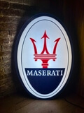No Reserve Illuminated Maserati Dealership Sign