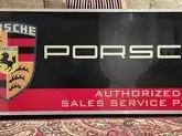 Authentic Illuminated Porsche Dealership Sign (62" x 23 1/2")