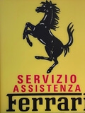 Illuminated Ferrari Dealership Sign (31 1/2" x 45 1/2" x 5")