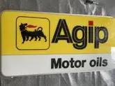  New Old Stock Illuminated Agip Sign
