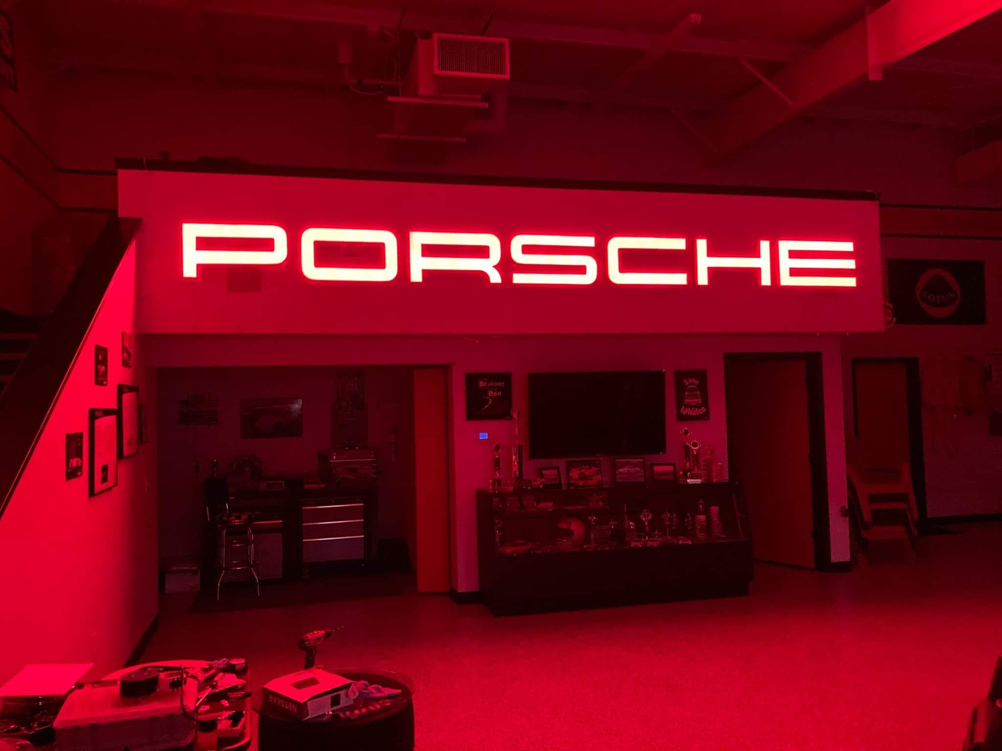 Illuminated Porsche Dealership Letters (20')