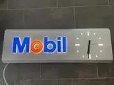 New Old Stock Illuminated Mobil Sign