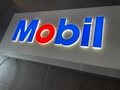 DT: New Old Stock Illuminated Mobil Sign
