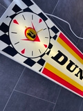DT: Illuminated Vintage 1970s Dunlop Sign