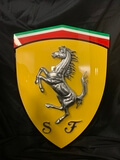 DT: Authentic Ferrari Dealership Shield (24" x 18")