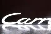 Illuminated Porsche Carrera Script Sign (78" x 12")