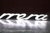 Illuminated Porsche Carrera Script Sign (78" x 12")