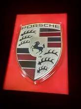 Illuminated Porsche Crest (27" x 19" x 2")