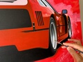  "Ferrari F40" Painting by Lance Grootboom