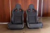 Pair of Custom Napa Leather and Alcantara Recaro Sportster CS Seats