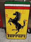 WITHDRAWN Brand New in Box Chinetti Motors Authentic Ferrari Dealership Porcelain Sign
