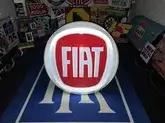 Illuminated Fiat Dealership Sign