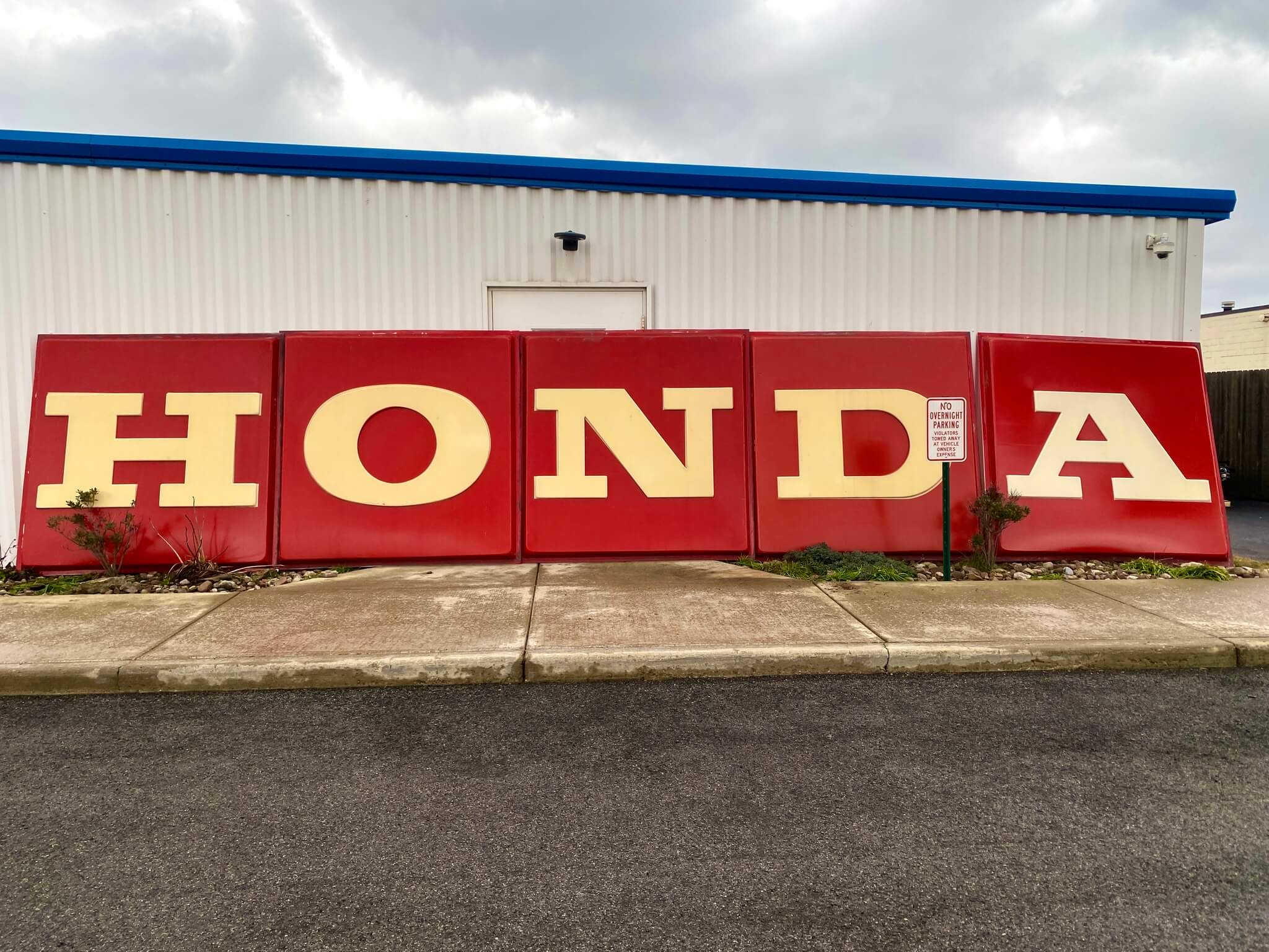 Authentic 1980s Honda Dealership Sign (36')