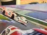 "Porsche 917 #23, Winner of 1970 and 1971 Le Mans" Painting by Greg Stirling