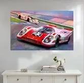 "Porsche 917 #23, Winner of 1970 and 1971 Le Mans" Painting by Greg Stirling