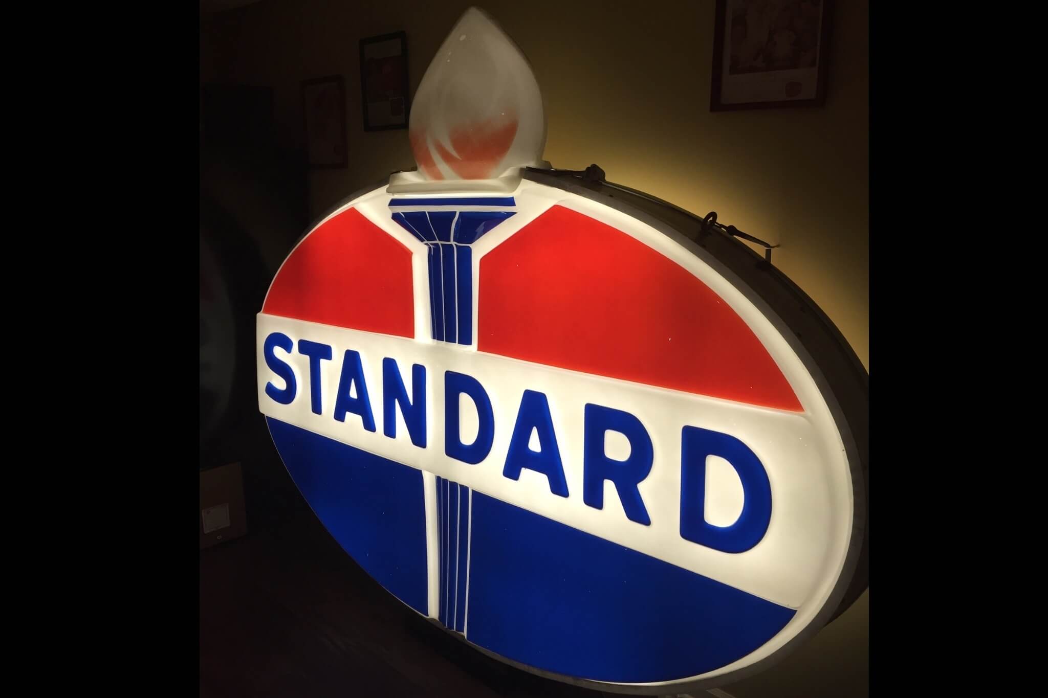 Authentic Original Standard Oil Illuminated Sign (8' x 6')