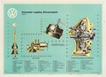 Original 1960s Volkswagen Technical Poster Collection (7 Posters)