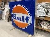 Illuminated Vintage Gulf sign