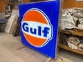 DT: Illuminated Vintage Gulf sign