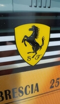 DT: Illuminated Ferrari "La Mille Miglia Del Ventennale"Sign (17" x 22")