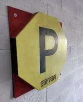 1980's Ferrari "P" Dealership Parking Sign
