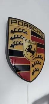 Illuminated Porsche Crest